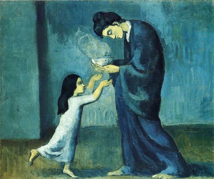 Pablo Picasso Classical Oil Paintings The Soup La Soupe - Click Image to Close